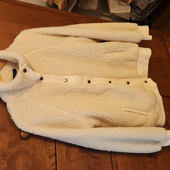 Sherpa jacket ivory large - Picture 4 of 4